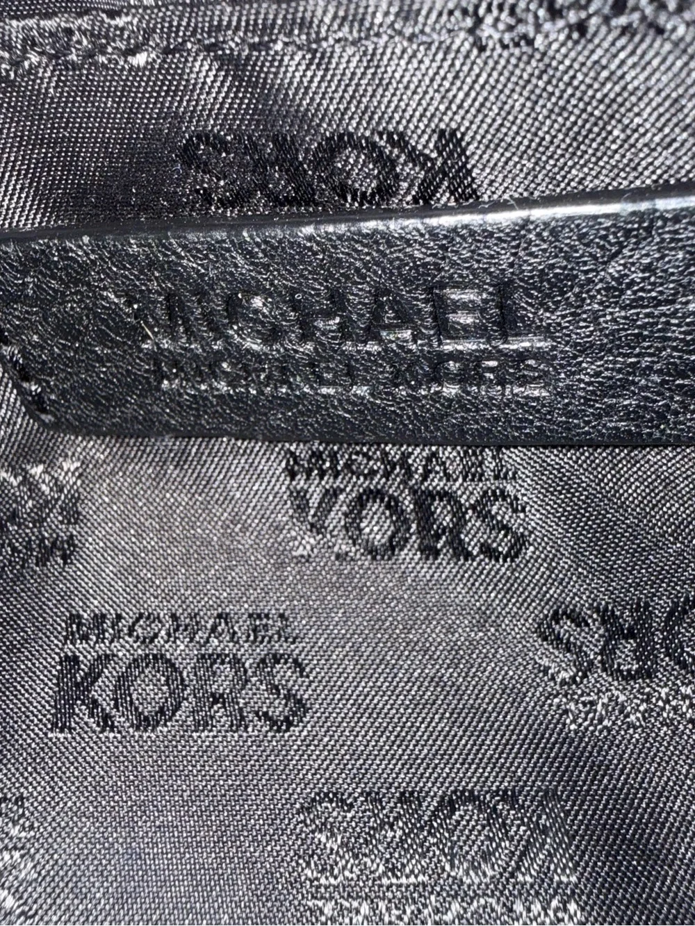 Michael Kors Austin Black Pebbled Leather Hobo Shoulder Bag Purse